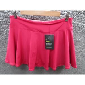 NWT NIKE Women's Medium Baseline DRI-FIT Tennis/Golf Skort Fuchsia Pink 728775